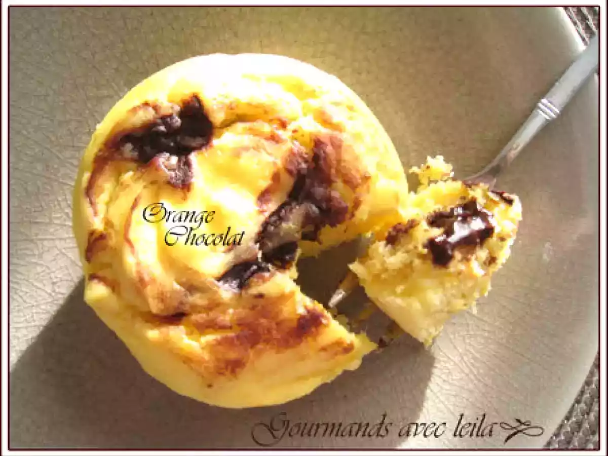 Moelleux orange chocolat sans sucre terriblement bon, chez GAL