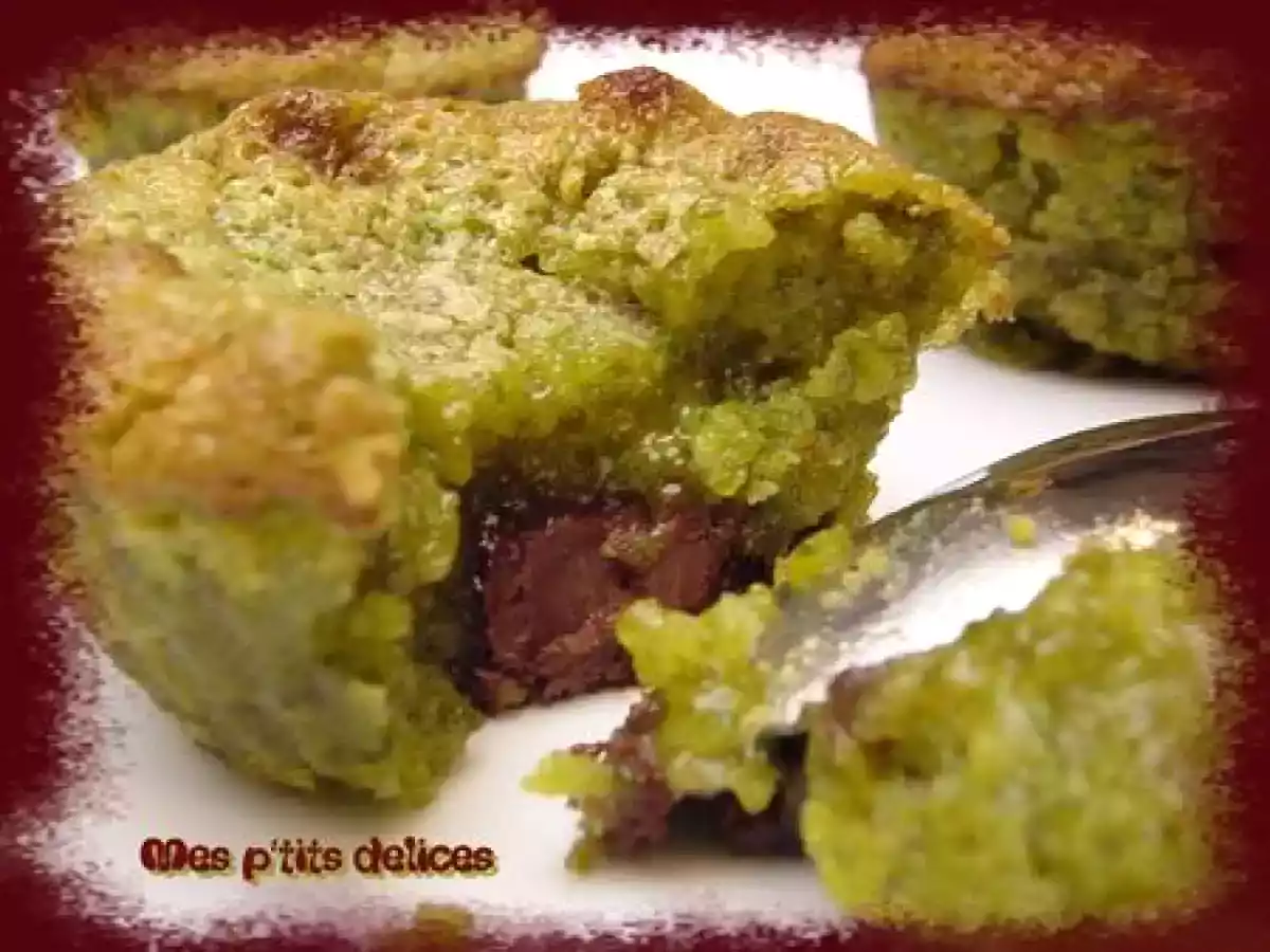 Moelleux pistache coeur choco