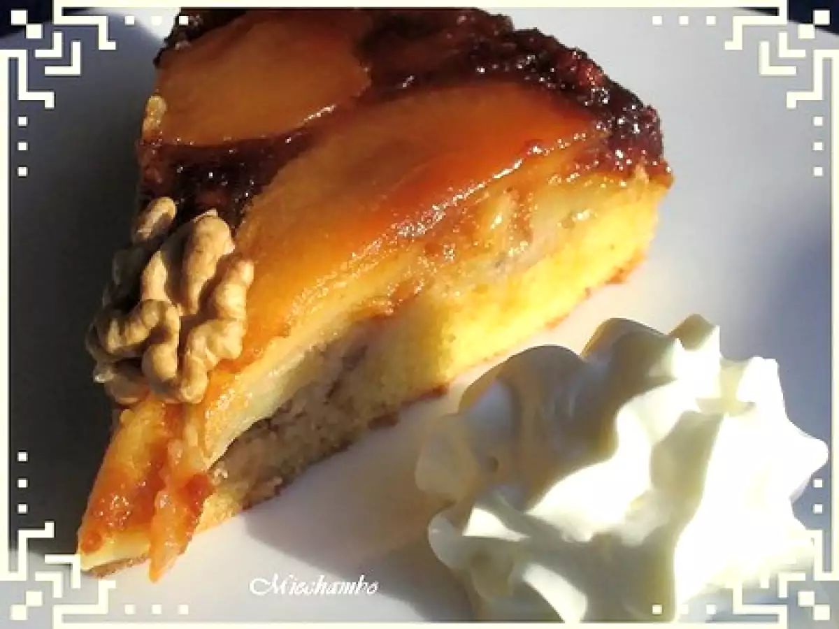 MOELLEUX POMMES BANANES AU CARAMEL, le village de BIOT