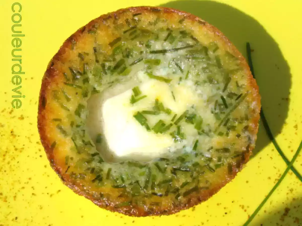 Moelleux salés façon thaïe, coeur coulant lait de coco