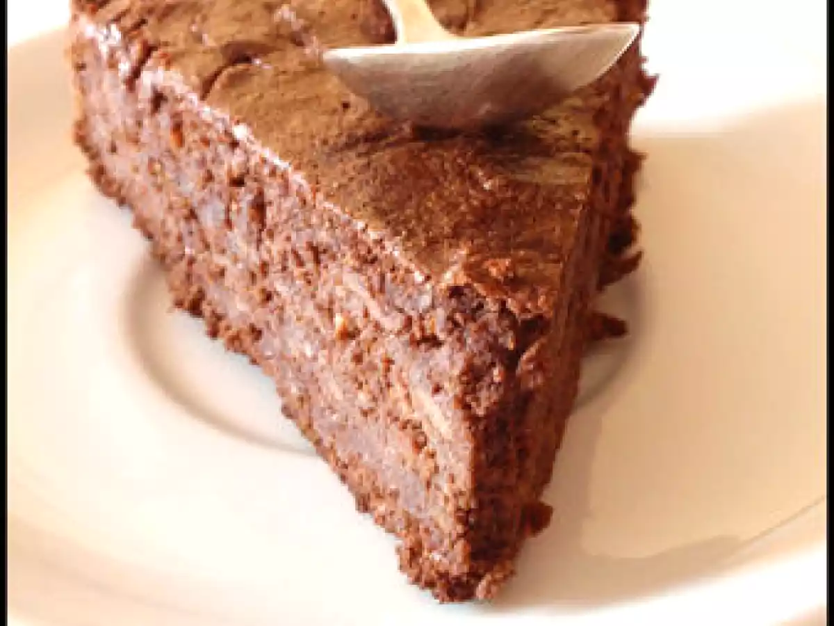 Moelleux sans farine au chocolat et aux carottes