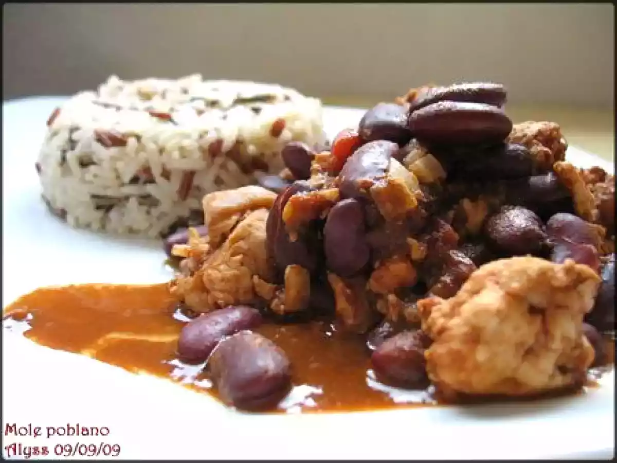Mole poblano (poulet au chocolat ou cacao, mexicain) - photo 6
