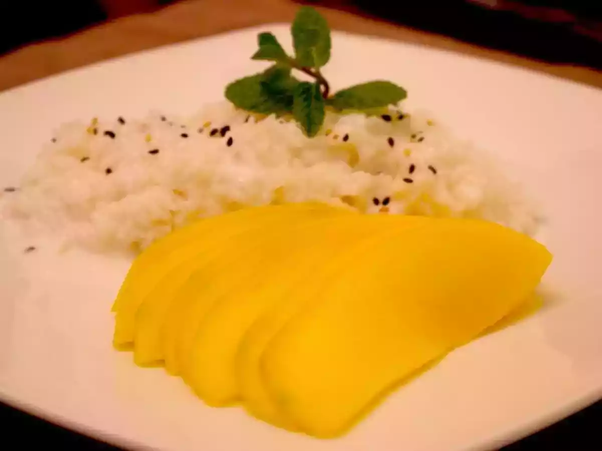 Mon dessert thaï préféré - Khao niao mamuang