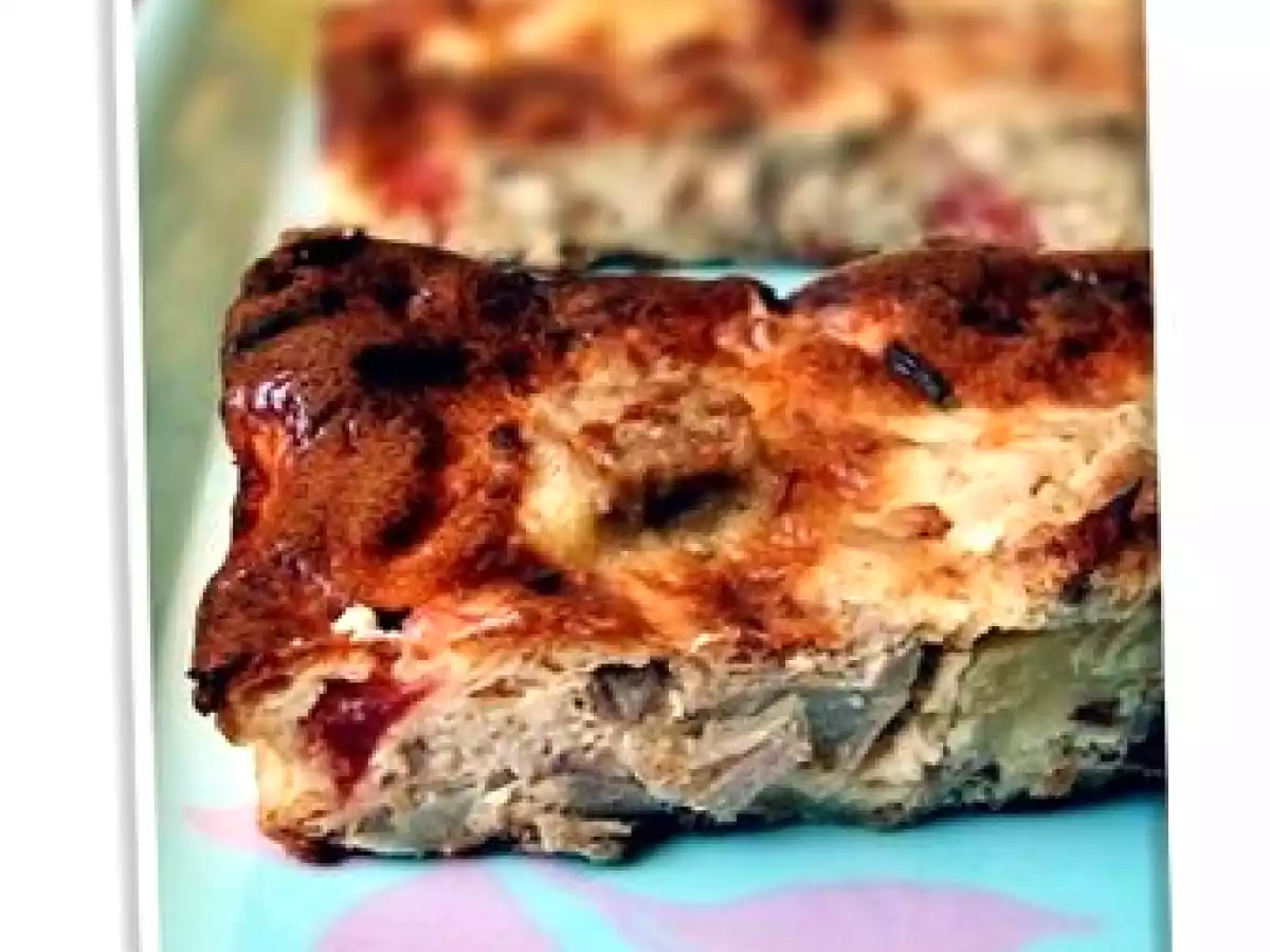 Mon Petit Clafoutis au Thon, Tomates et Pommes de Terre