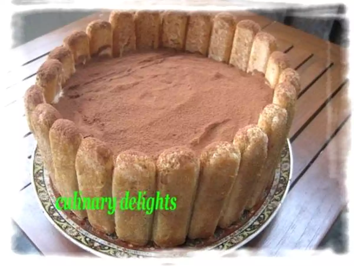 Mon tiramisu facon charlotte