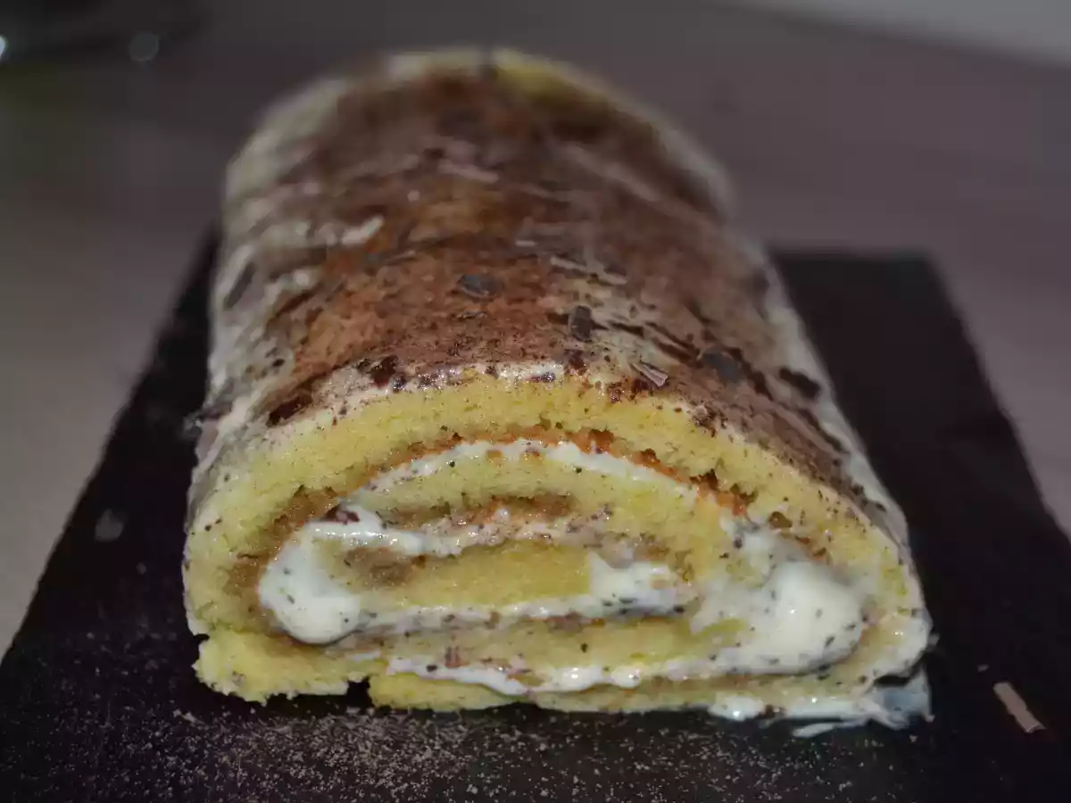 Mon Tiramisu Roulé ( au Whisky )