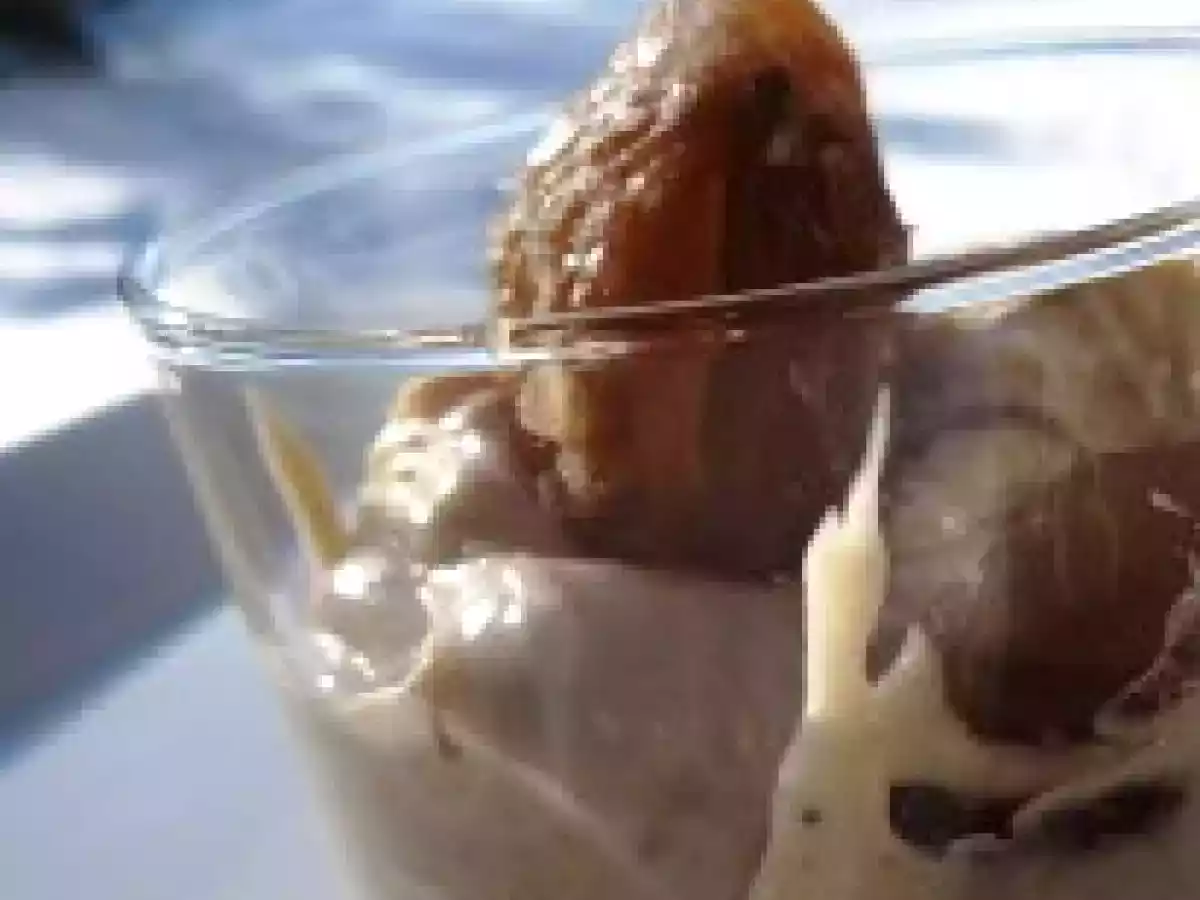 Mont blanc à la crème de marron et marrons glacés