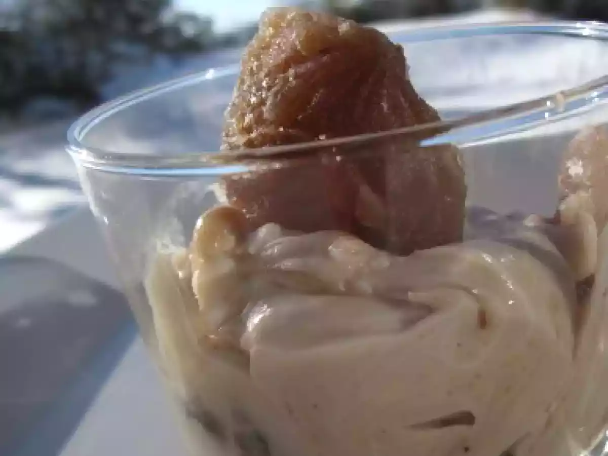 Mont blanc à la crème de marron et marrons glacés - photo 2