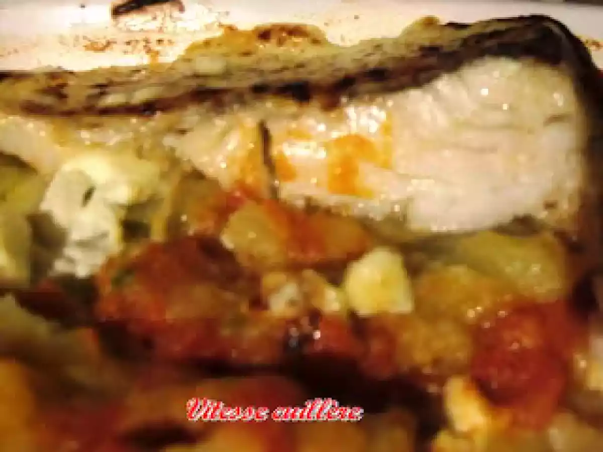 Morue à la tomate et pommes de terre