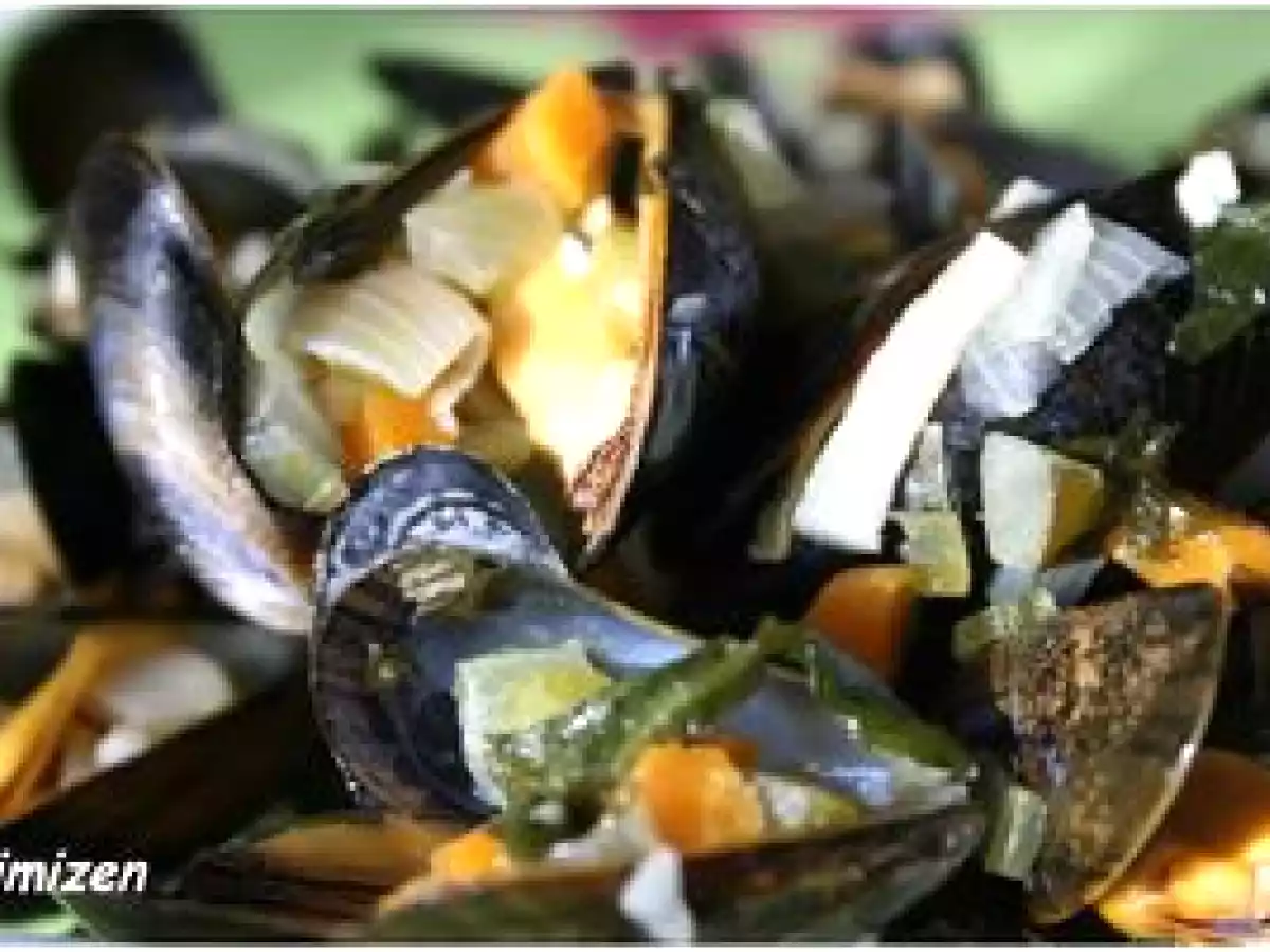 Moules aux petits légumes pour une merveilleuse séance cuisine entre amis... - photo 2