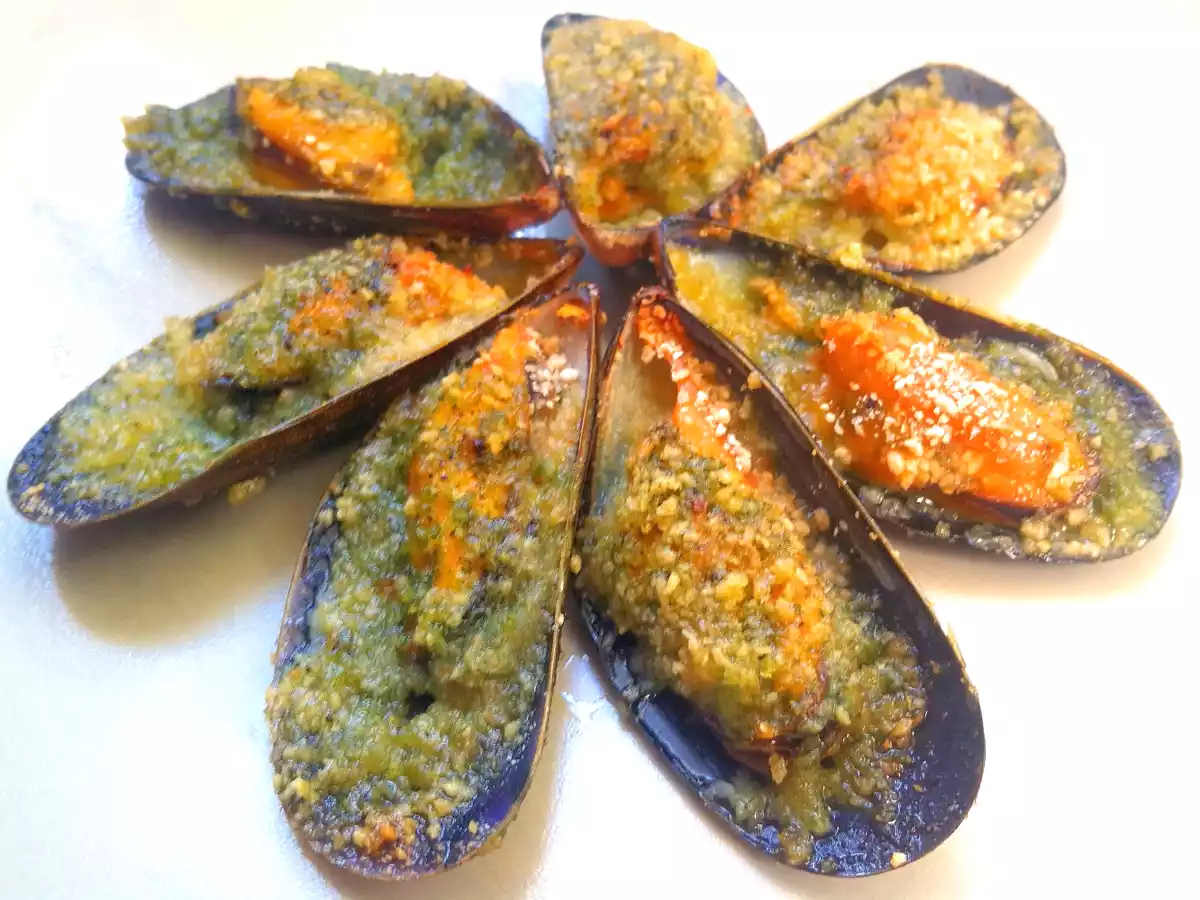Moules Gratinées
