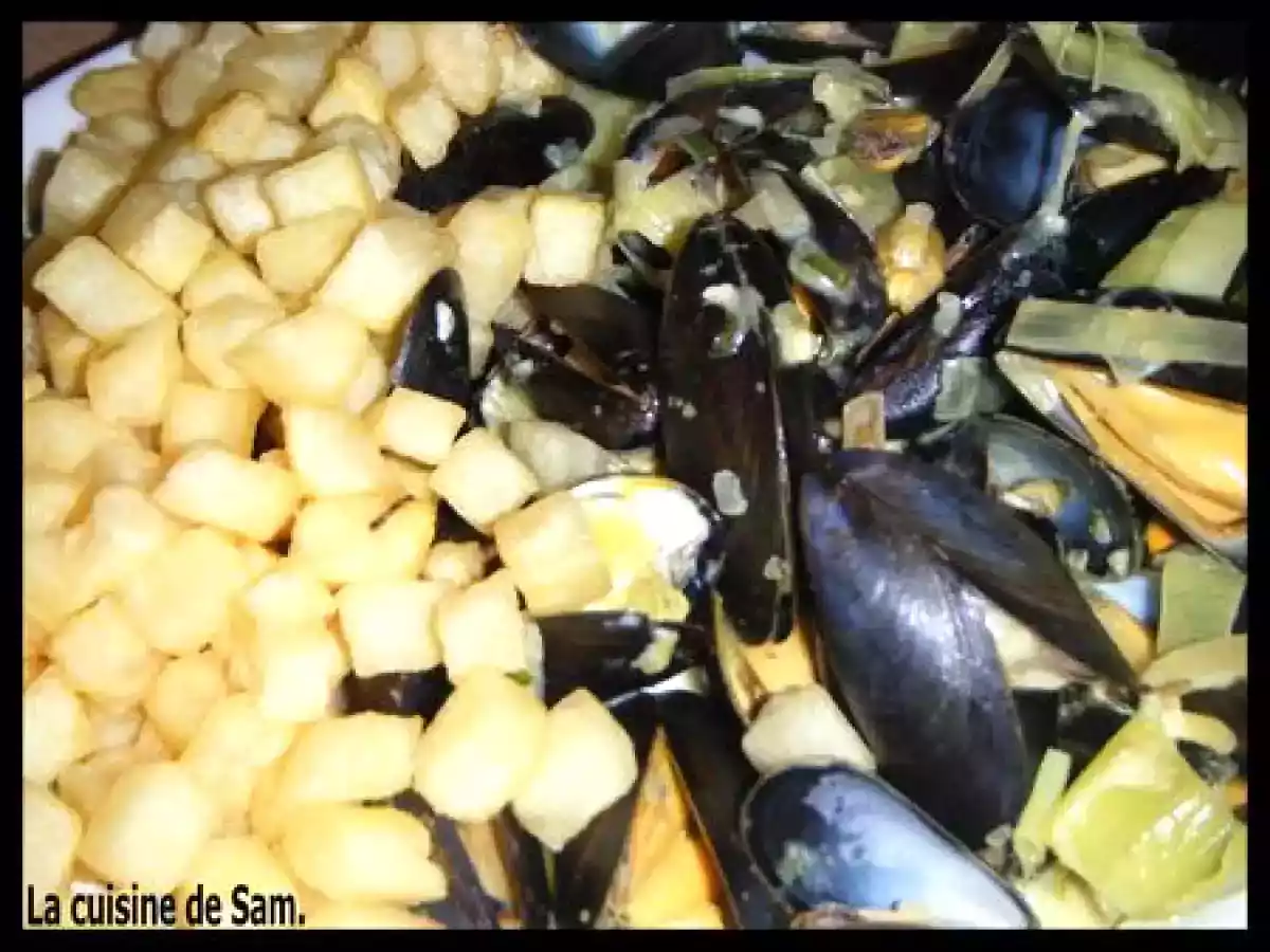 Moules marinières au Boursin Echalote et Ciboulette - photo 2