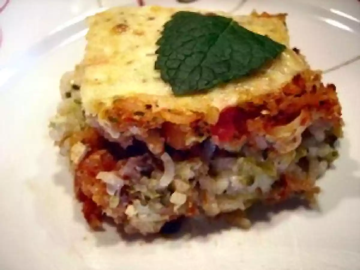 Moussaka aux courgettes