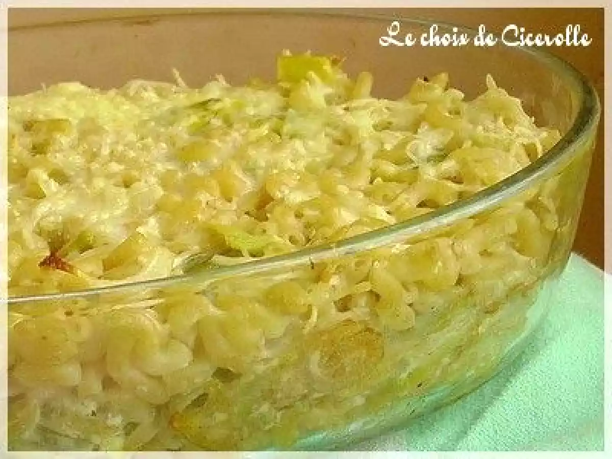 Moussaka aux poireaux, inspirée par Mary (version végétarienne)