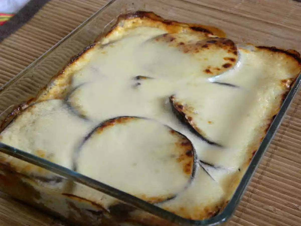 Moussaka gratinée à la crème de parmesan - photo 2