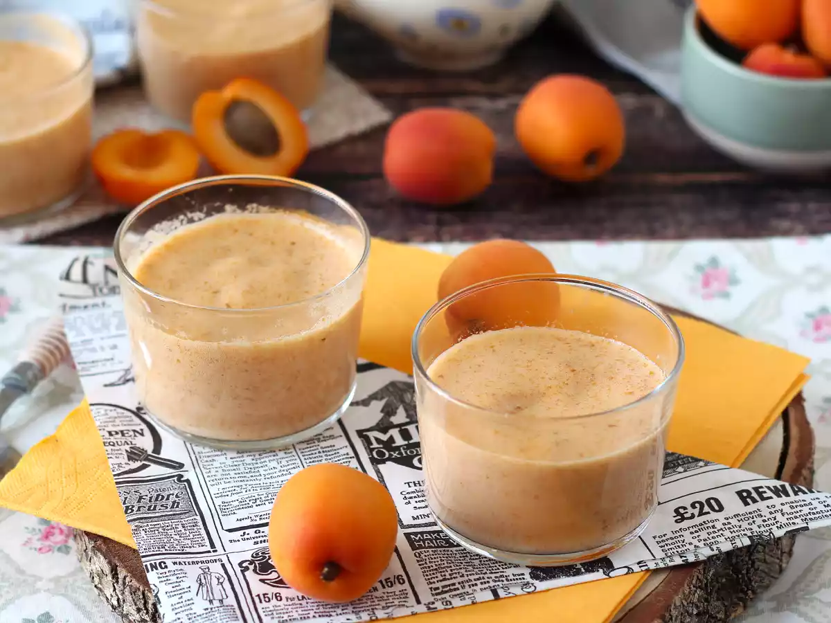 Mousse à l'abricot super facile à faire, sans cuisson et avec peu d'ingrédients! - photo 4