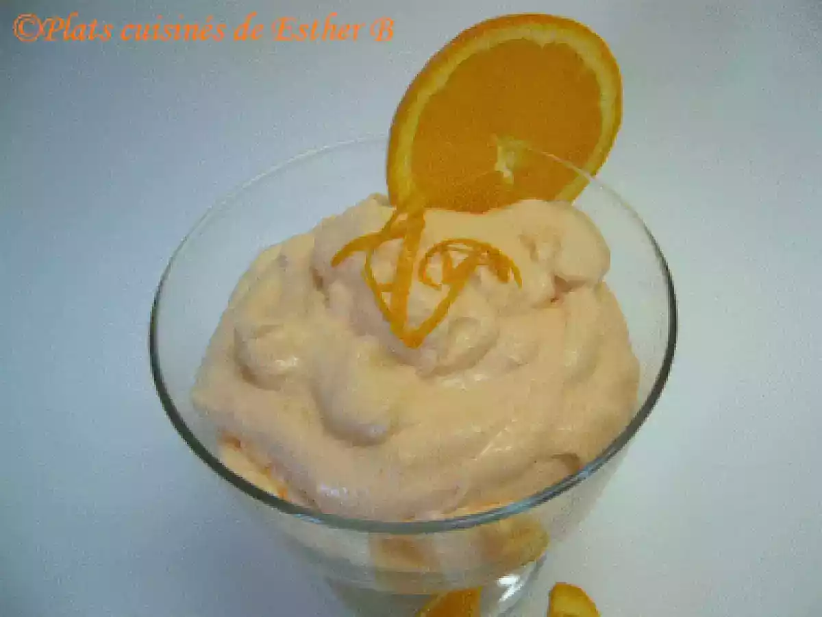 Mousse à l'orange
