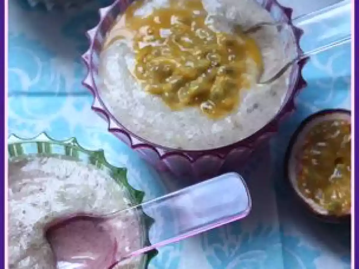 Mousse à la banane et au fromage blanc