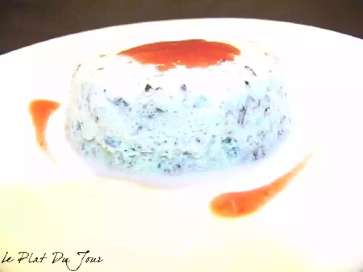 Mousse à la menthe et son coulis de fraise - photo 3