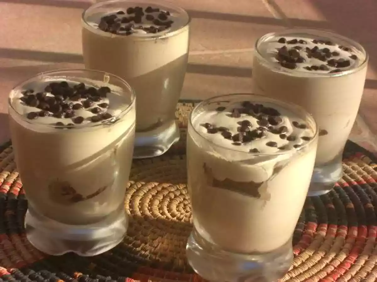 Mousse au cappuccino façon tiramisu