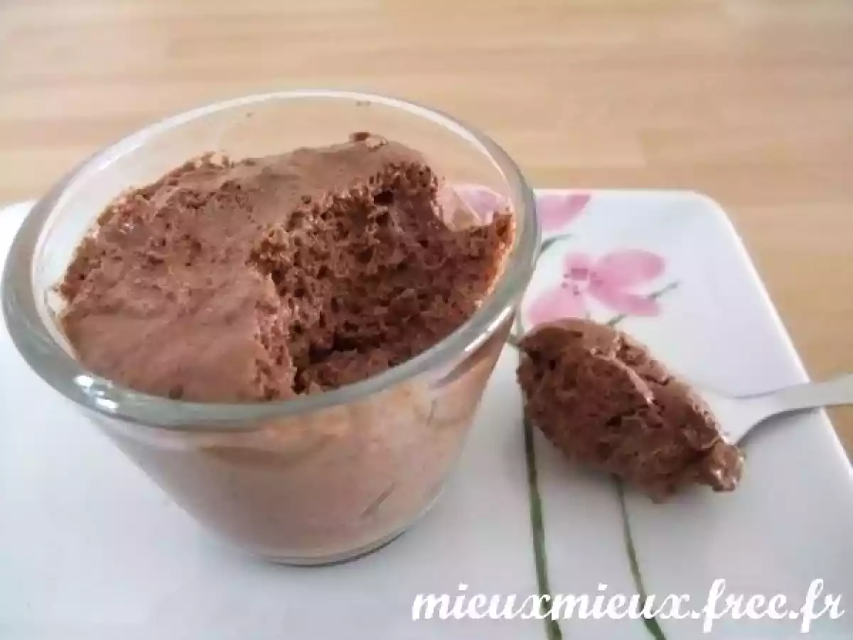 Mousse au chocolat à l'agar agar