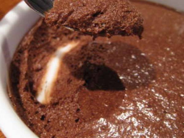 Mousse au chocolat allégée