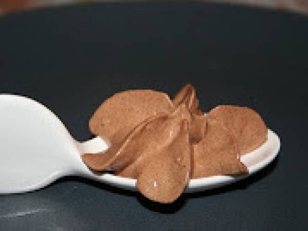 Mousse au chocolat au siphon