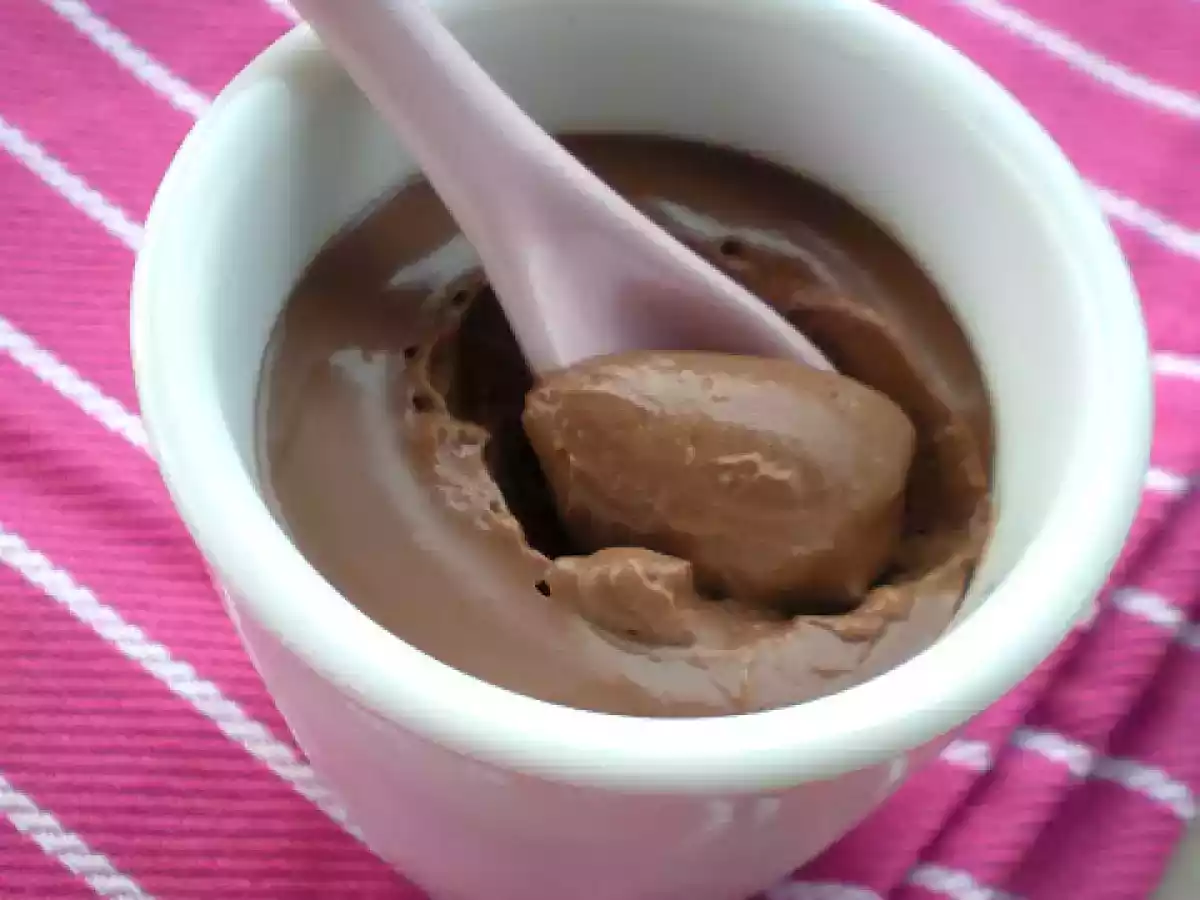 Mousse au chocolat au tofu soyeux
