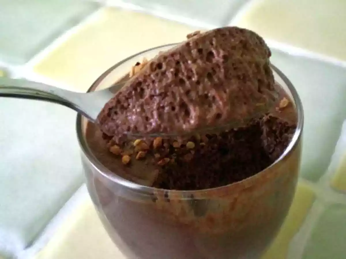 MOUSSE AU CHOCOLAT AUX ECLATS DE NOISETTES - photo 2