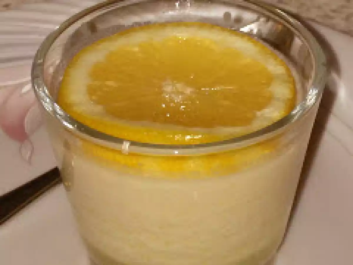 Mousse au chocolat blanc, à l'agar-agar