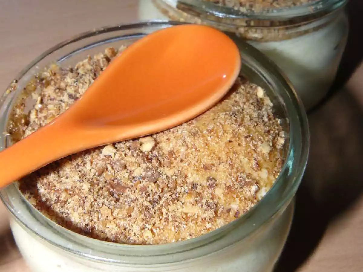 Mousse au chocolat blanc et pralin - photo 3