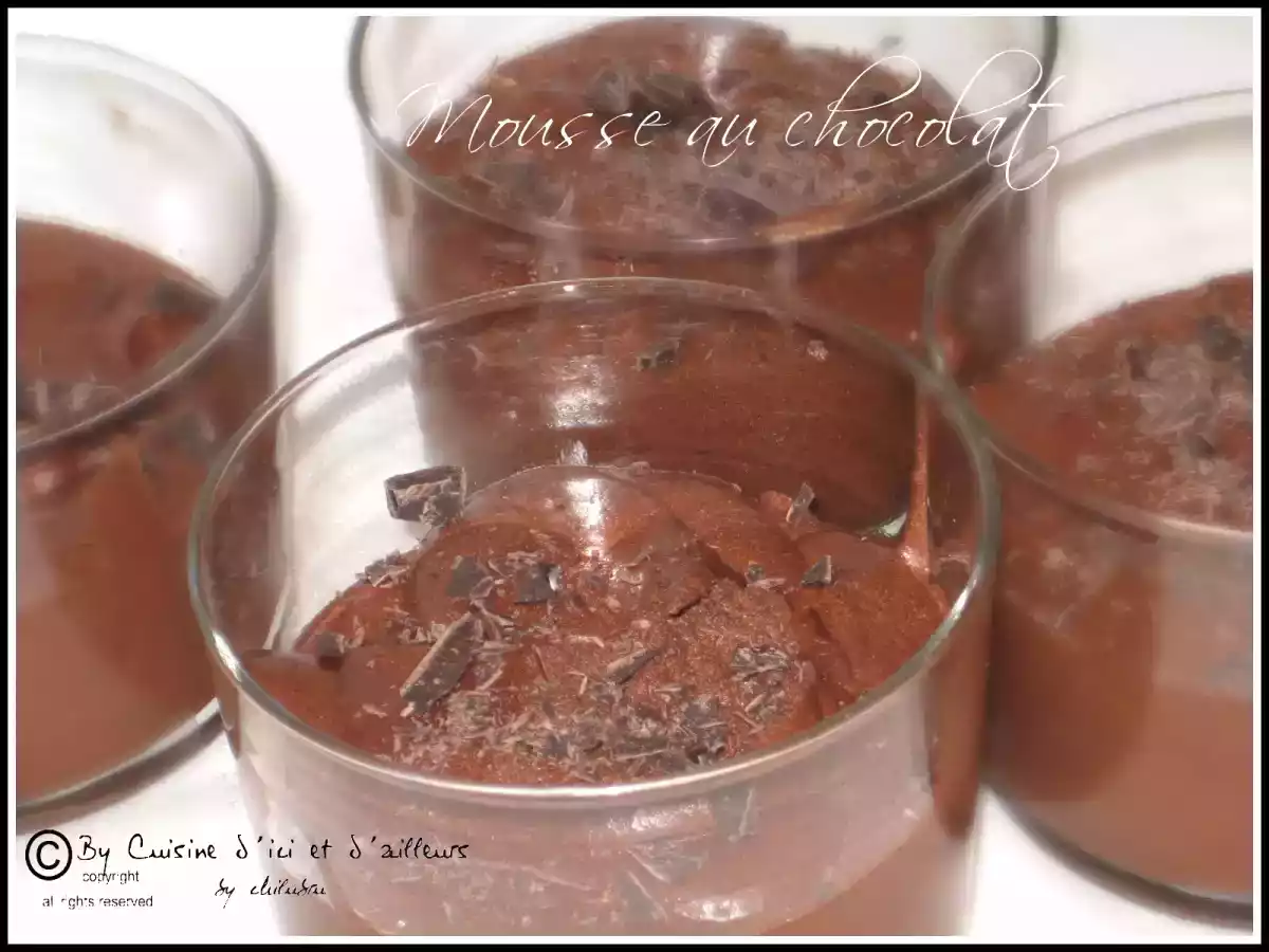 Mousse au chocolat (corsé) de Pierre HERME