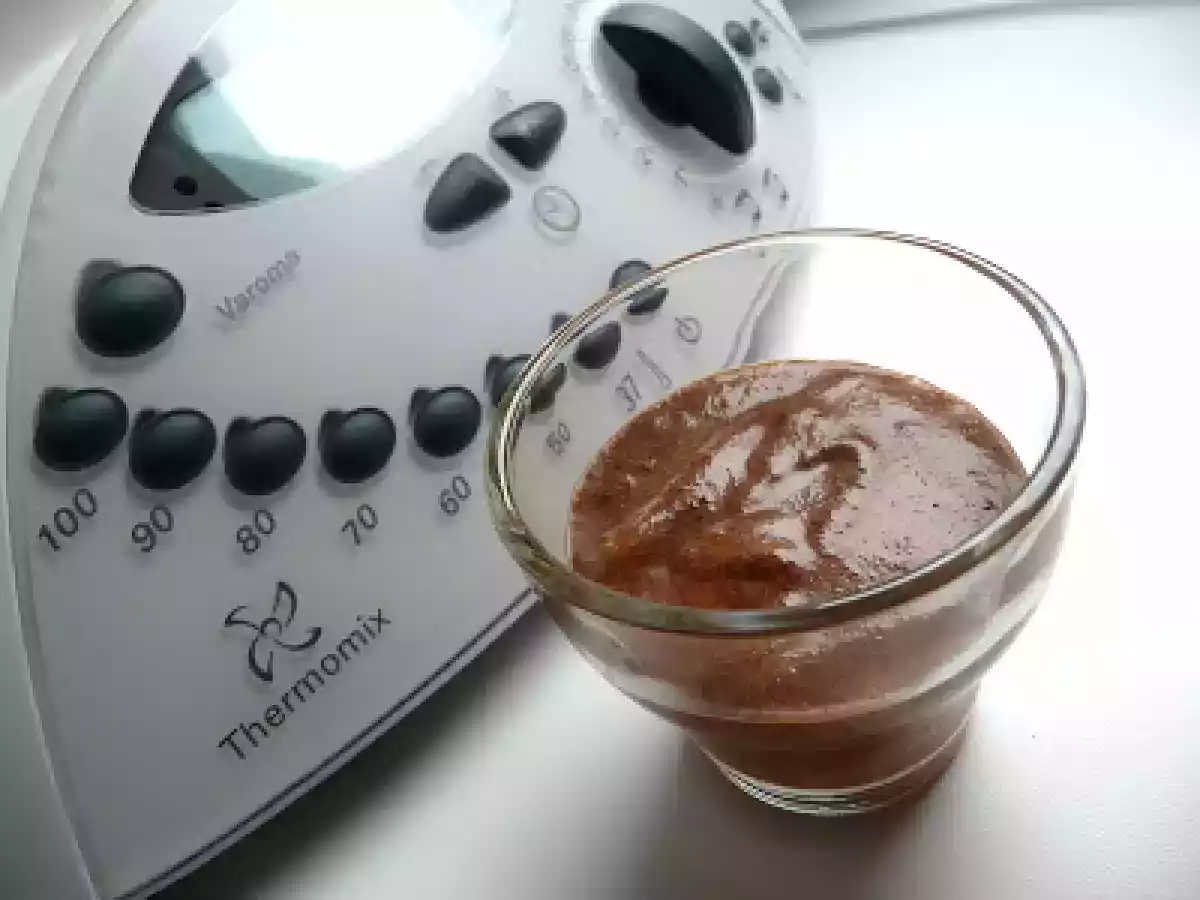 Mousse au chocolat et à la fleur d'oranger au Thermomix