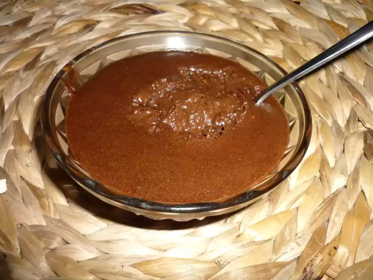 Mousse au chocolat et beurre de cacahuètes