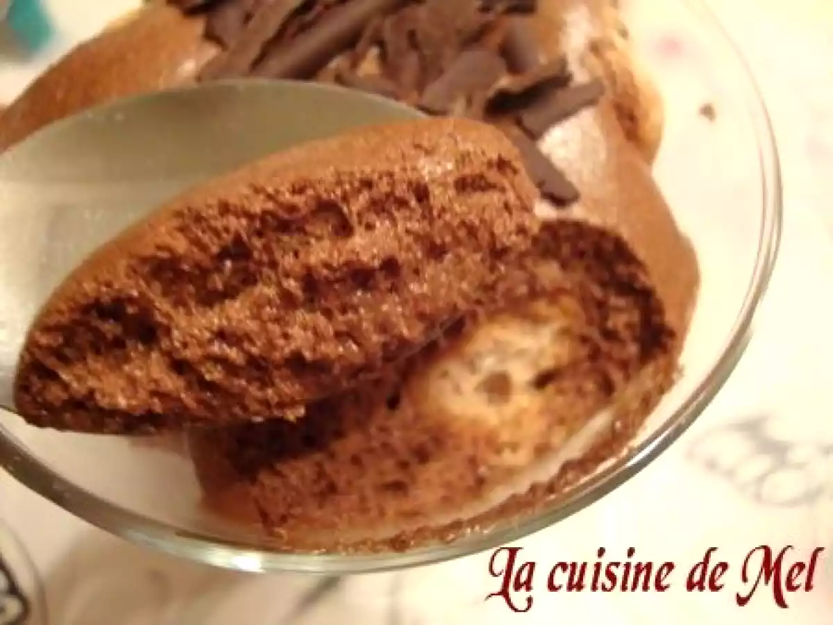 MOUSSE AU CHOCOLAT FACON CHARLOTTE EN VERRINE - photo 2