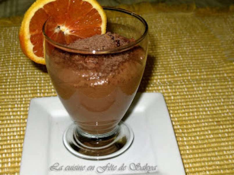 Mousse au chocolat noir à l'orange et crème d'érable - photo 3
