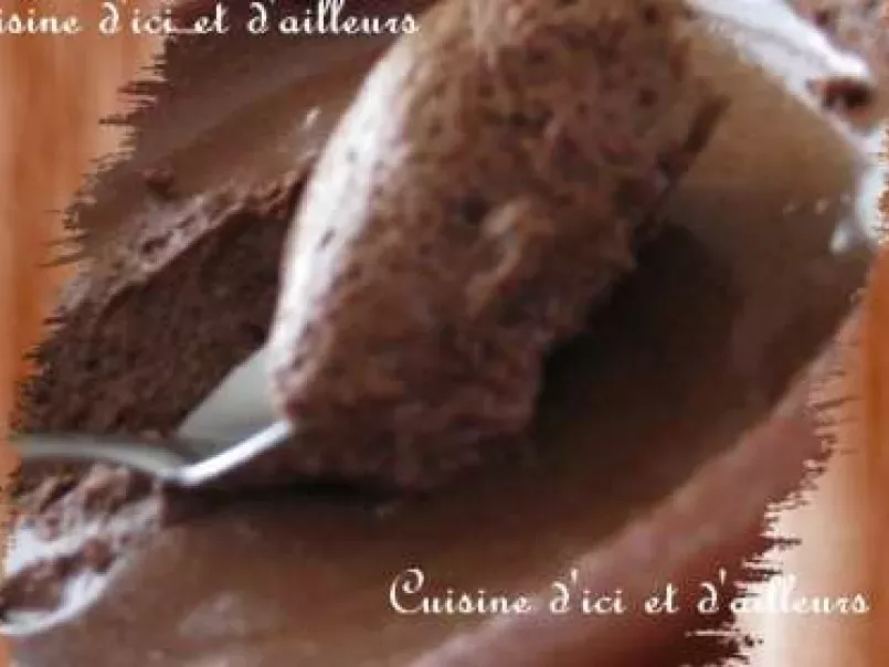 Mousse au chocolat noir aux eclats de noisettes et pépites - photo 2