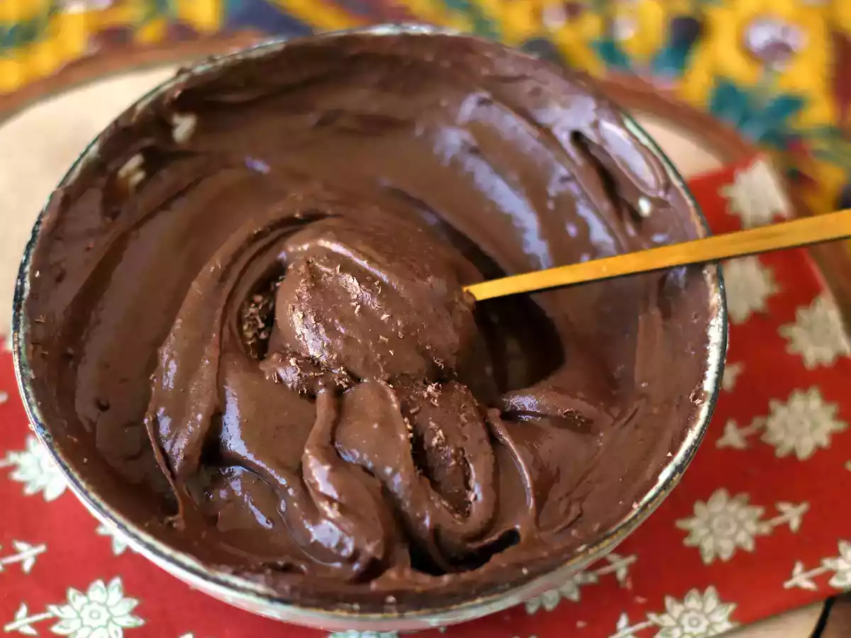 Mousse au chocolat protéinée à la whey