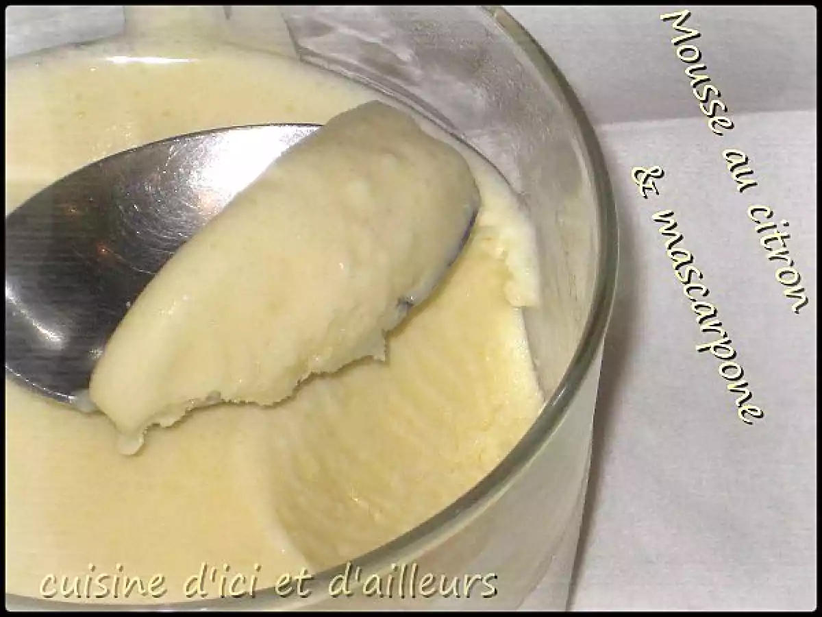 Mousse au citron & mascarpone - photo 3