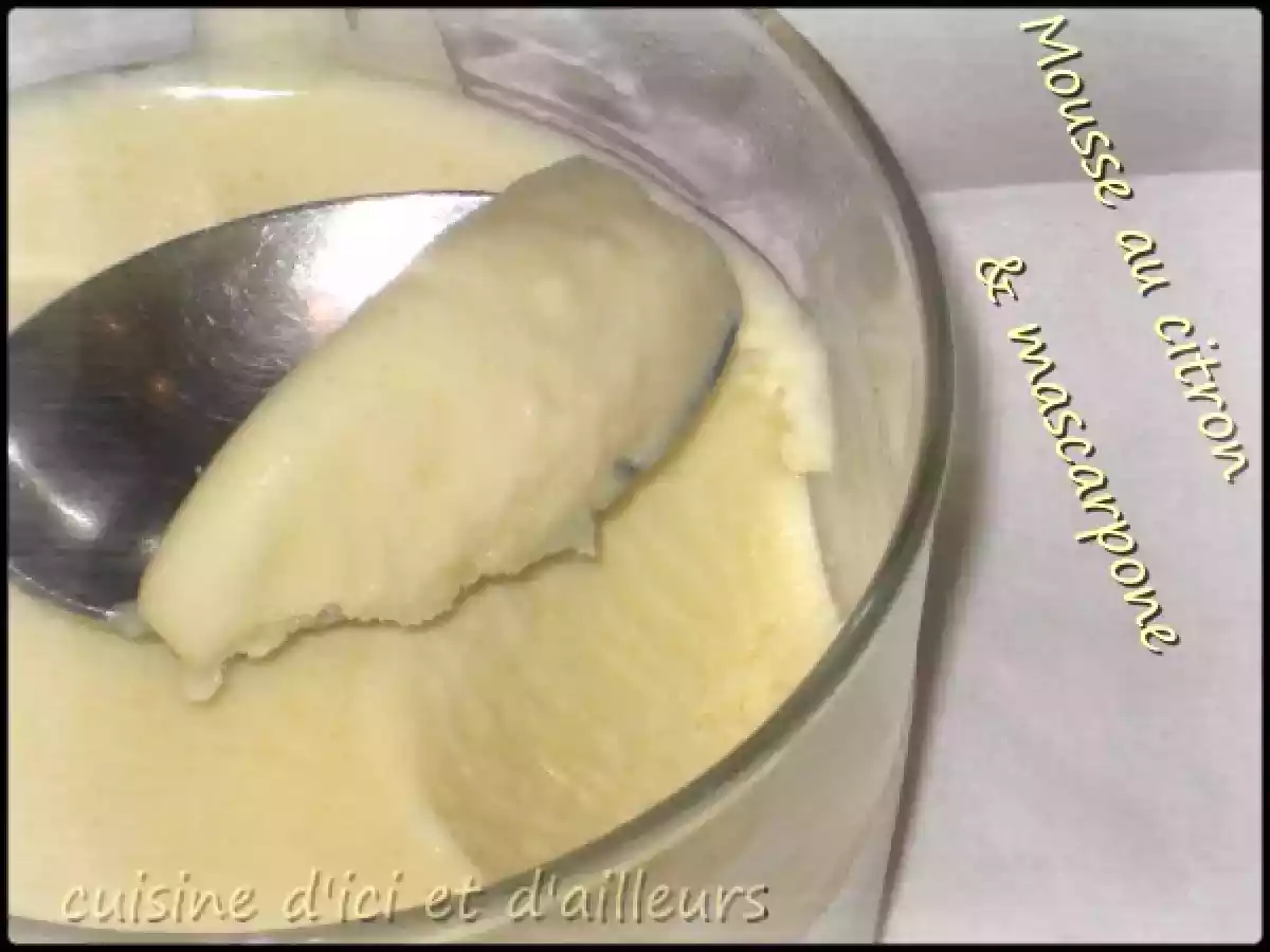 Mousse au citron & mascarpone - photo 3