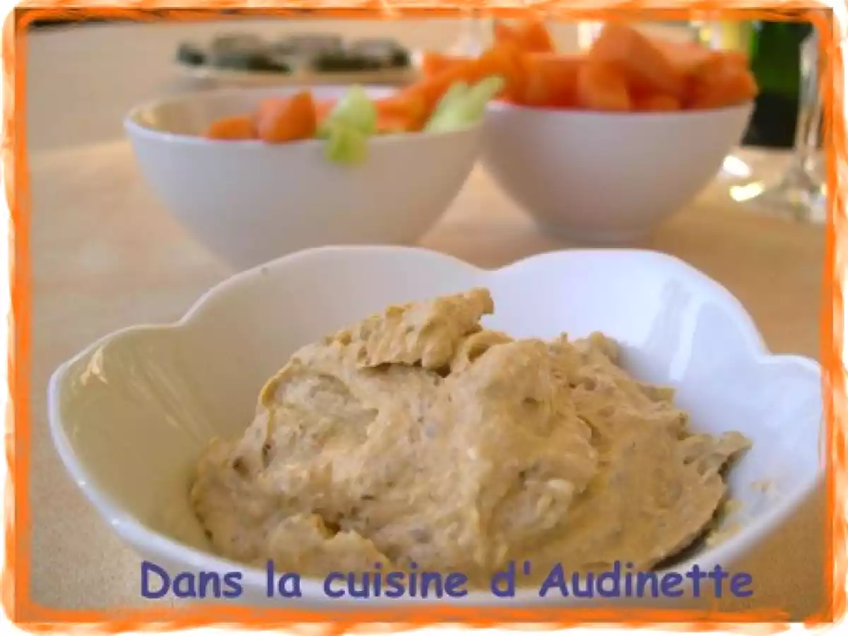 Mousse au fromage de brebis et pesto rosso