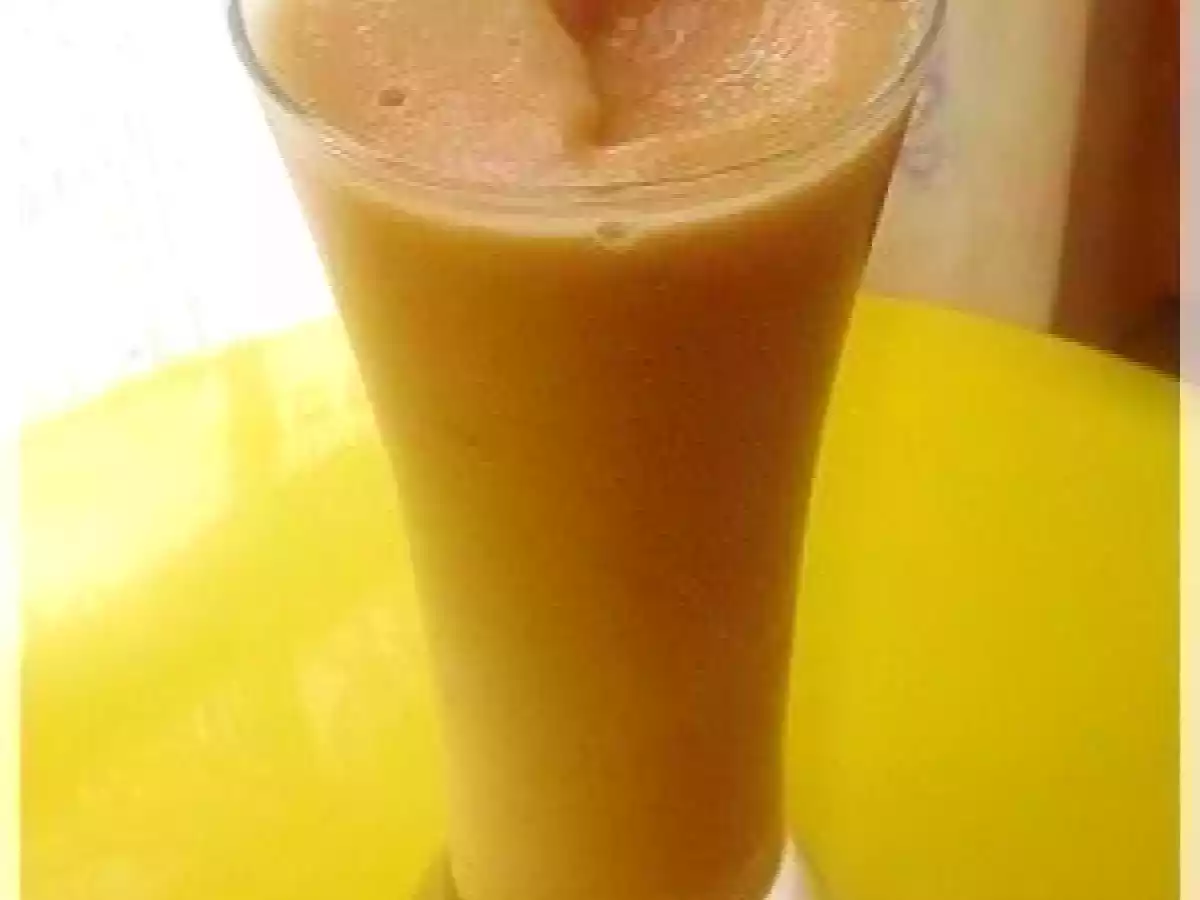 Mousse au melon et à l'abricot -sans oeuf, sans crème-