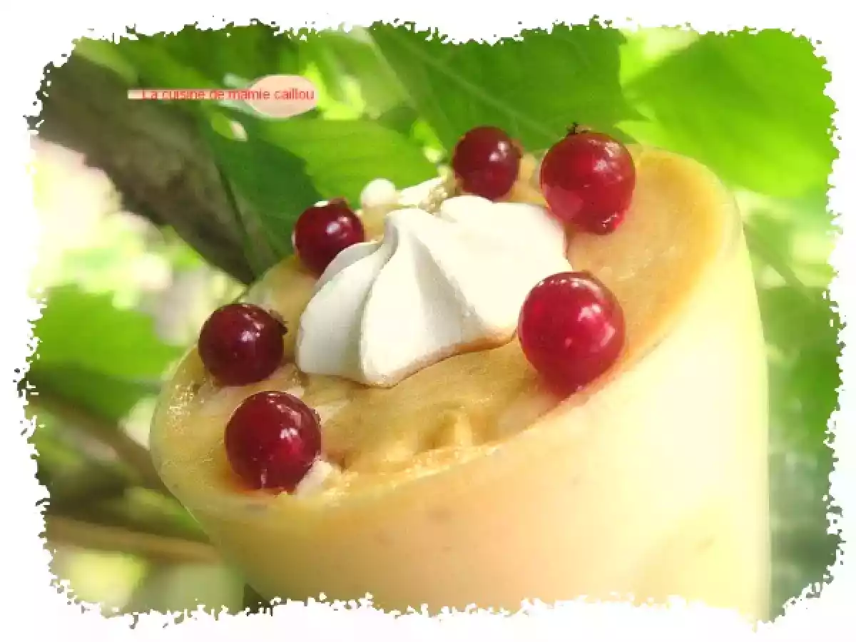 Mousse aux abricots et chocolat blanc