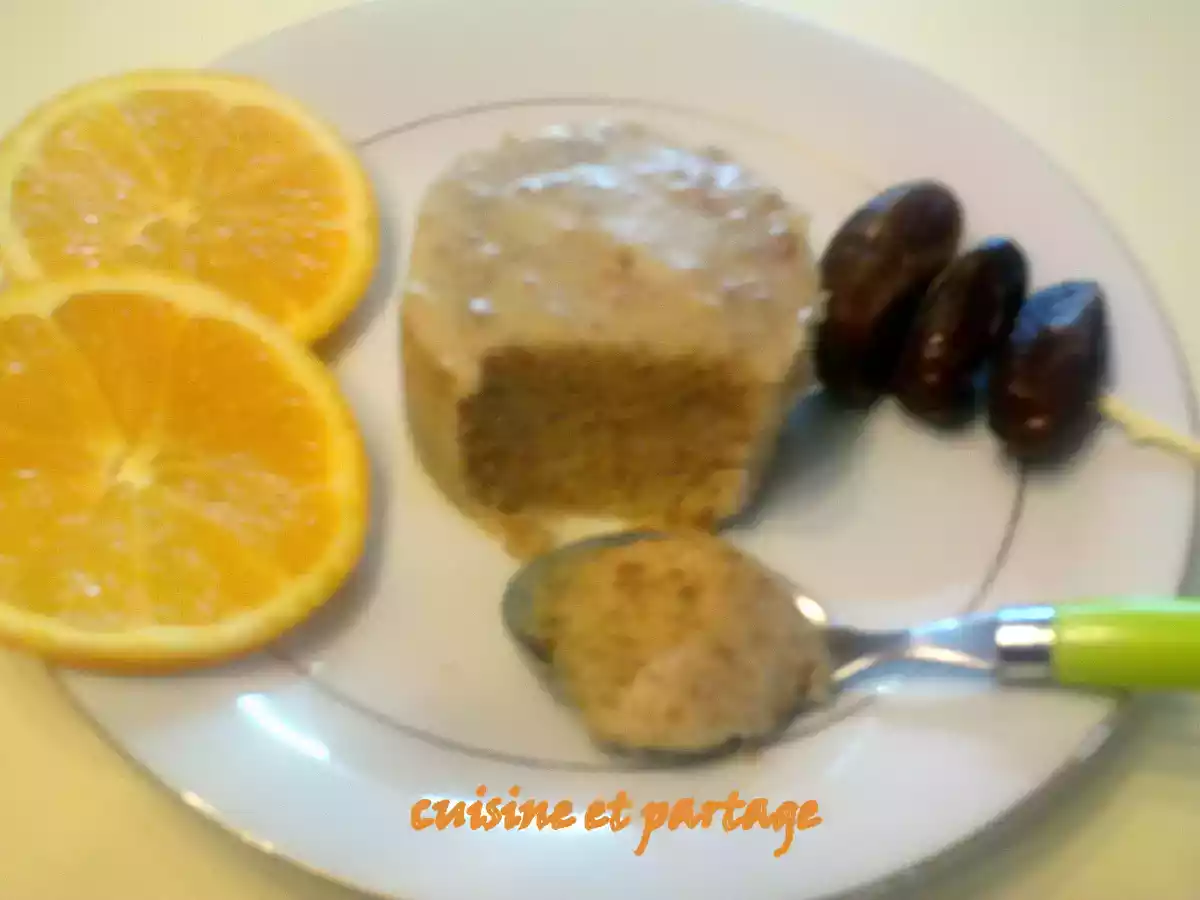 Mousse aux dattes et au jus d'orange - photo 2