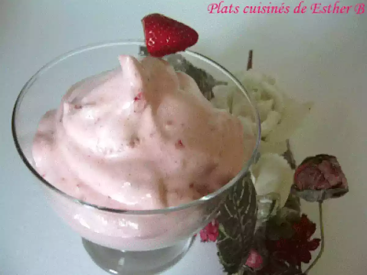 Mousse aux fraises