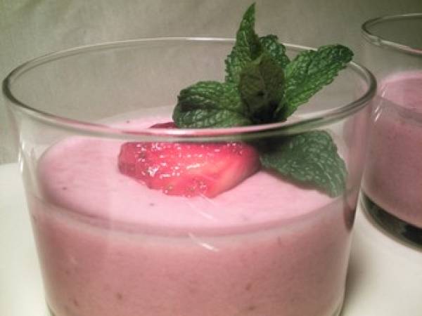 Mousse aux fraises