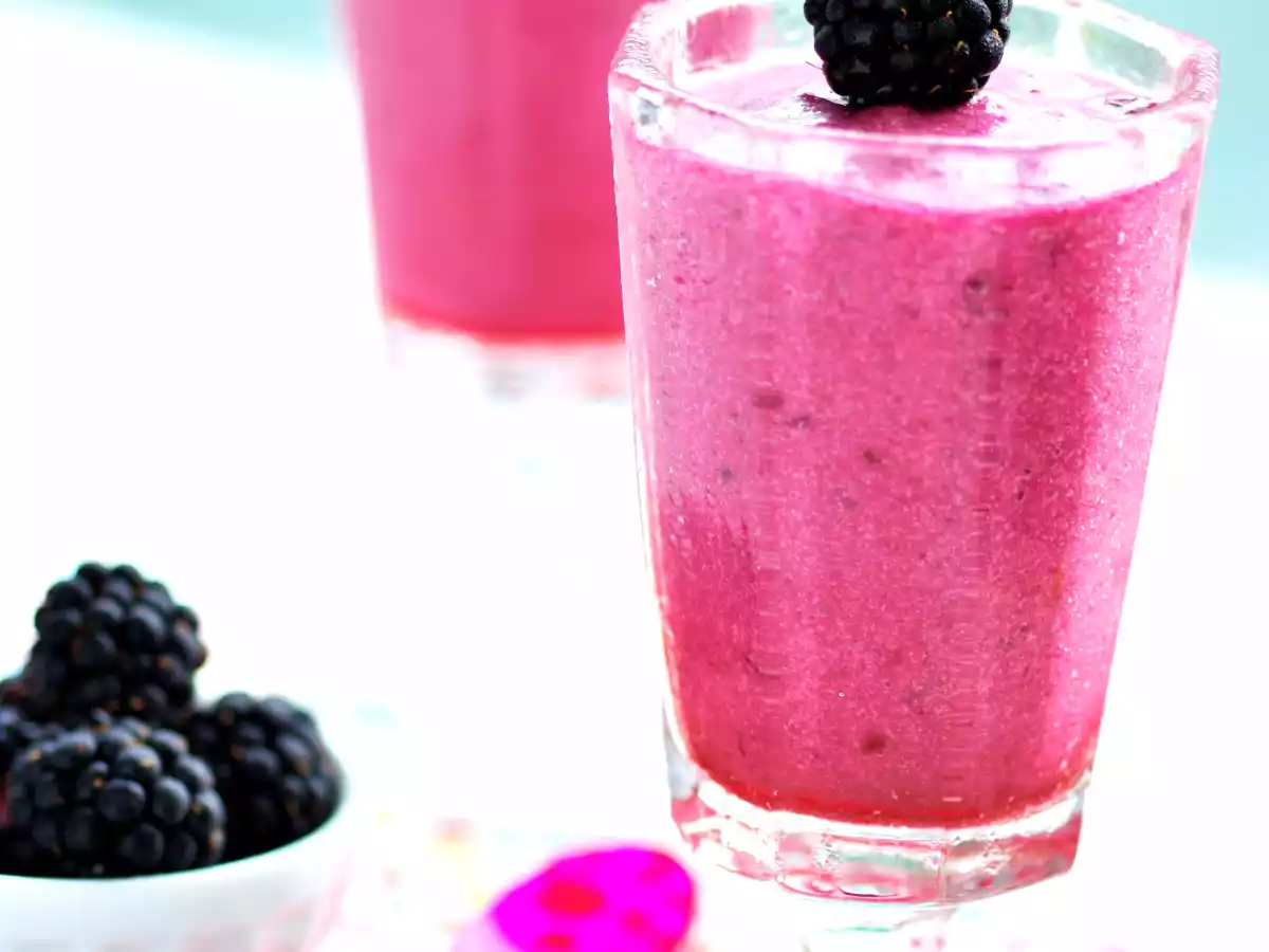 Mousse aux mûres & au miel