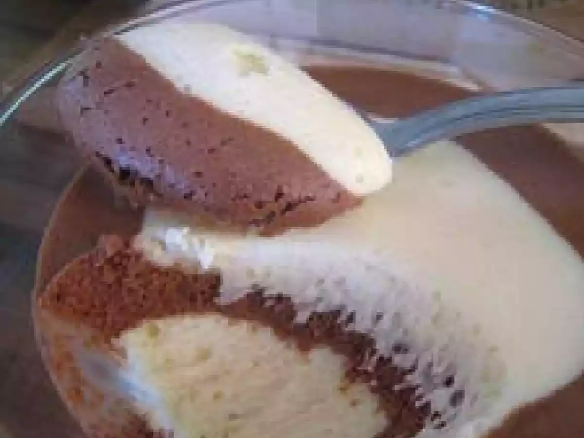 Mousse bicolore au chocolat (au lait et blanc) - photo 2