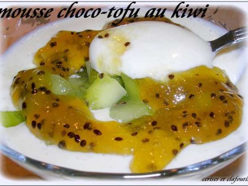 MOUSSE CHOCO-TOFU SOYEUX AU KIWI, photo 2