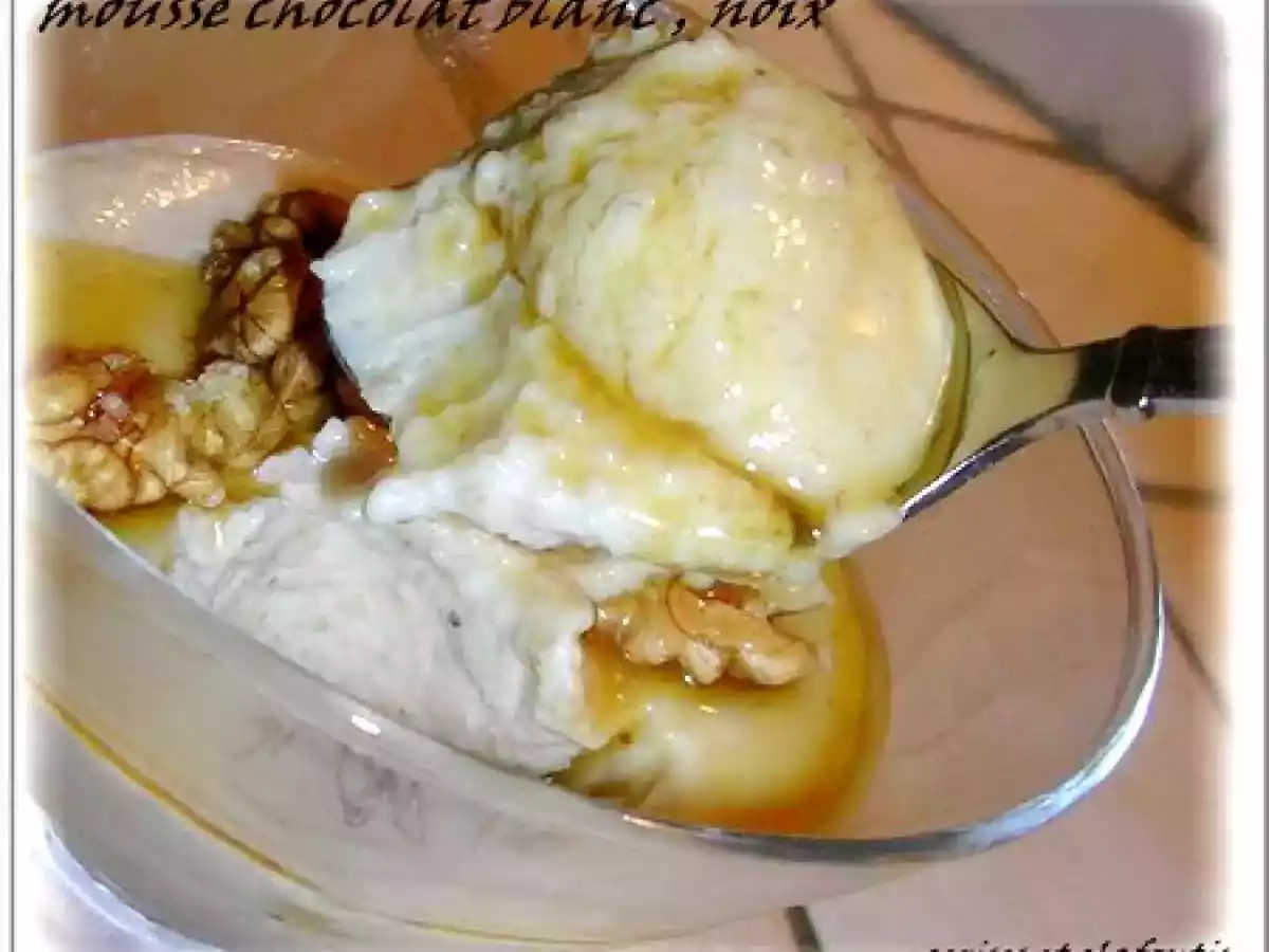 MOUSSE CHOCOLAT BLANC, NOIX ET ERABLE - photo 2